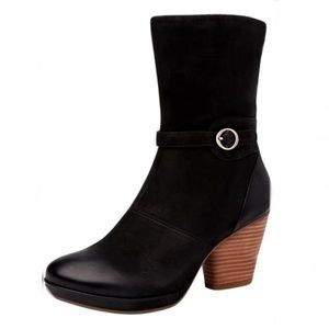 Dansko Black Heeled Boots
